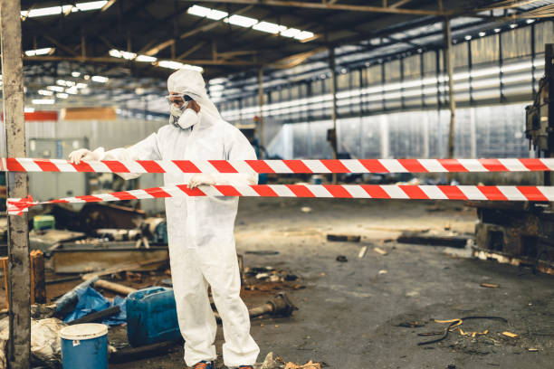 Professional Trauma Scene Cleanup technician working in Helotes, TX
